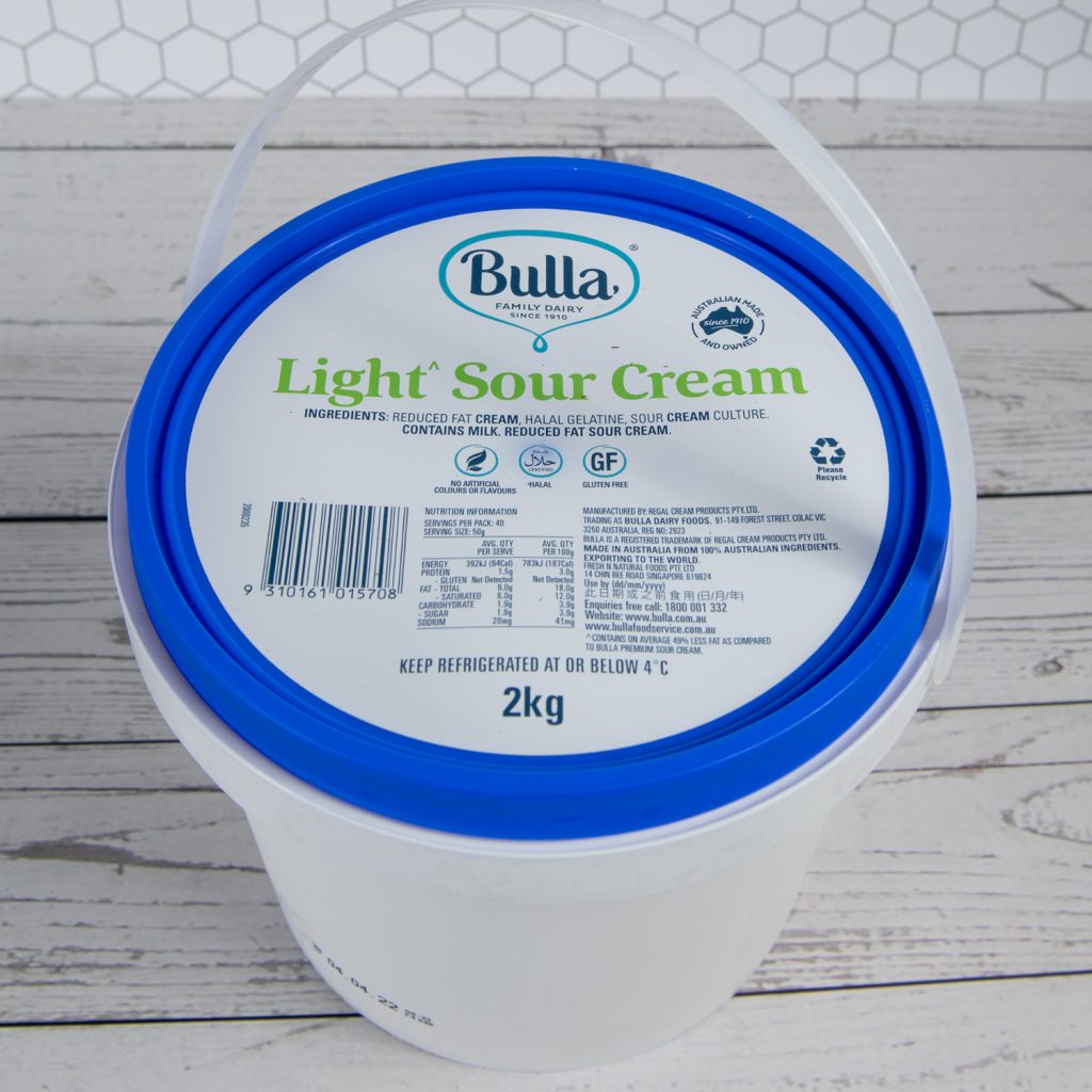 Bulla Light Sour Cream 2kg