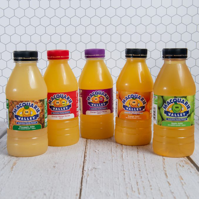 Macquarie Juice Apple Orange Mango Passionfruit Pineapple Blackcurrent 500ml Range