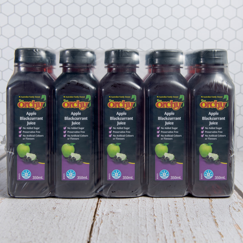 Orchy Apple Blackcurrent Juice 350mL Pack