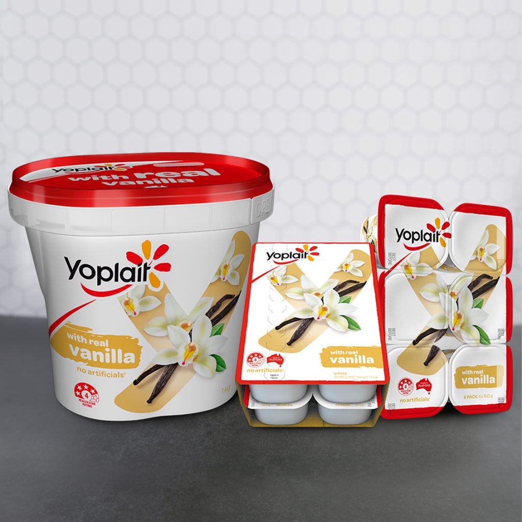 Yoplait Range Vanilla Yoghurt